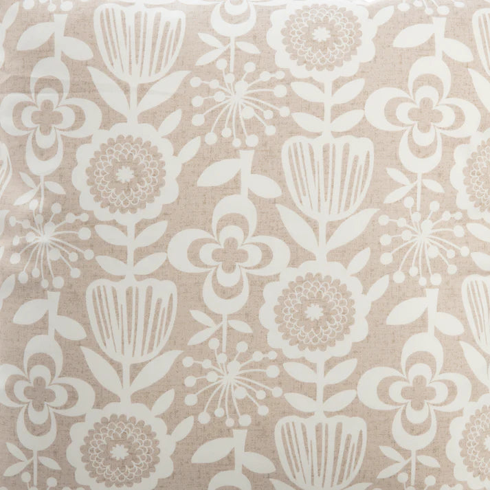 Saku Tan Throw Pillow