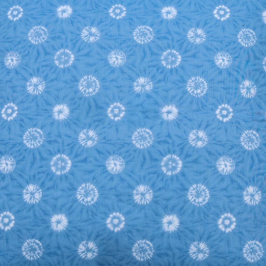 Dandelion Blue Throw Pillow