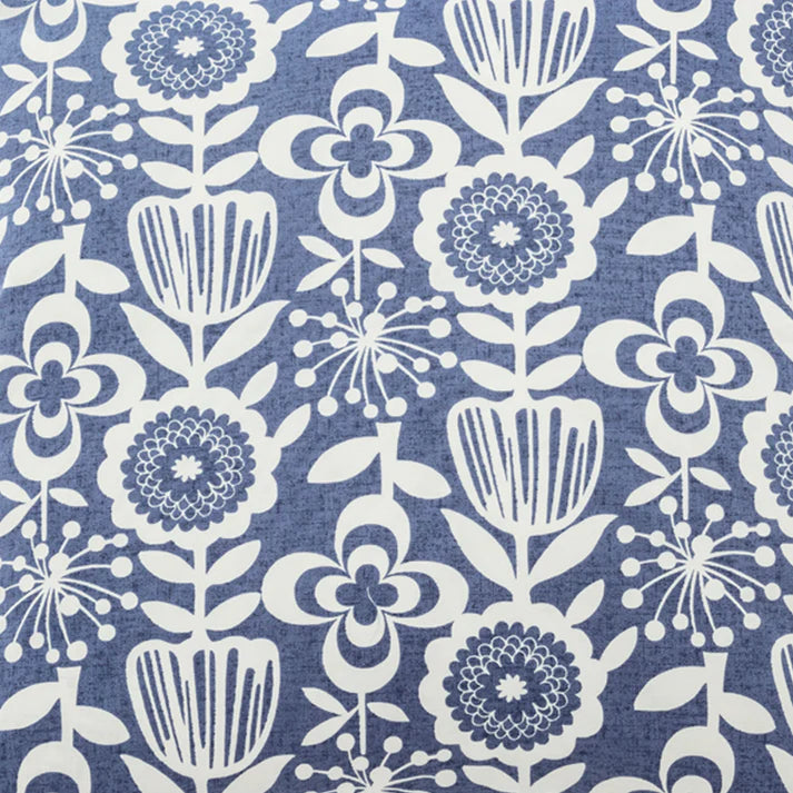 Saku Navy Throw Pillow
