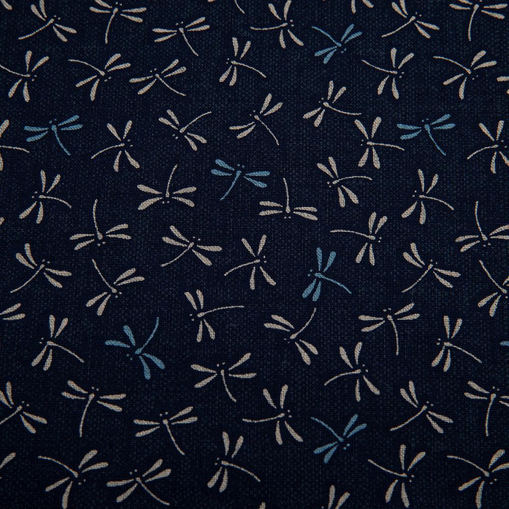J-Life Tombo Navy Pillowcase_Pillows & Shams_Pillowcase_100% Cotton