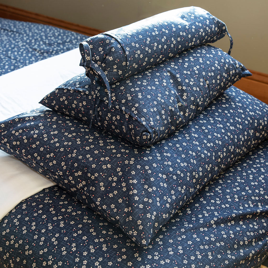Sakura Navy Bedding Bundle