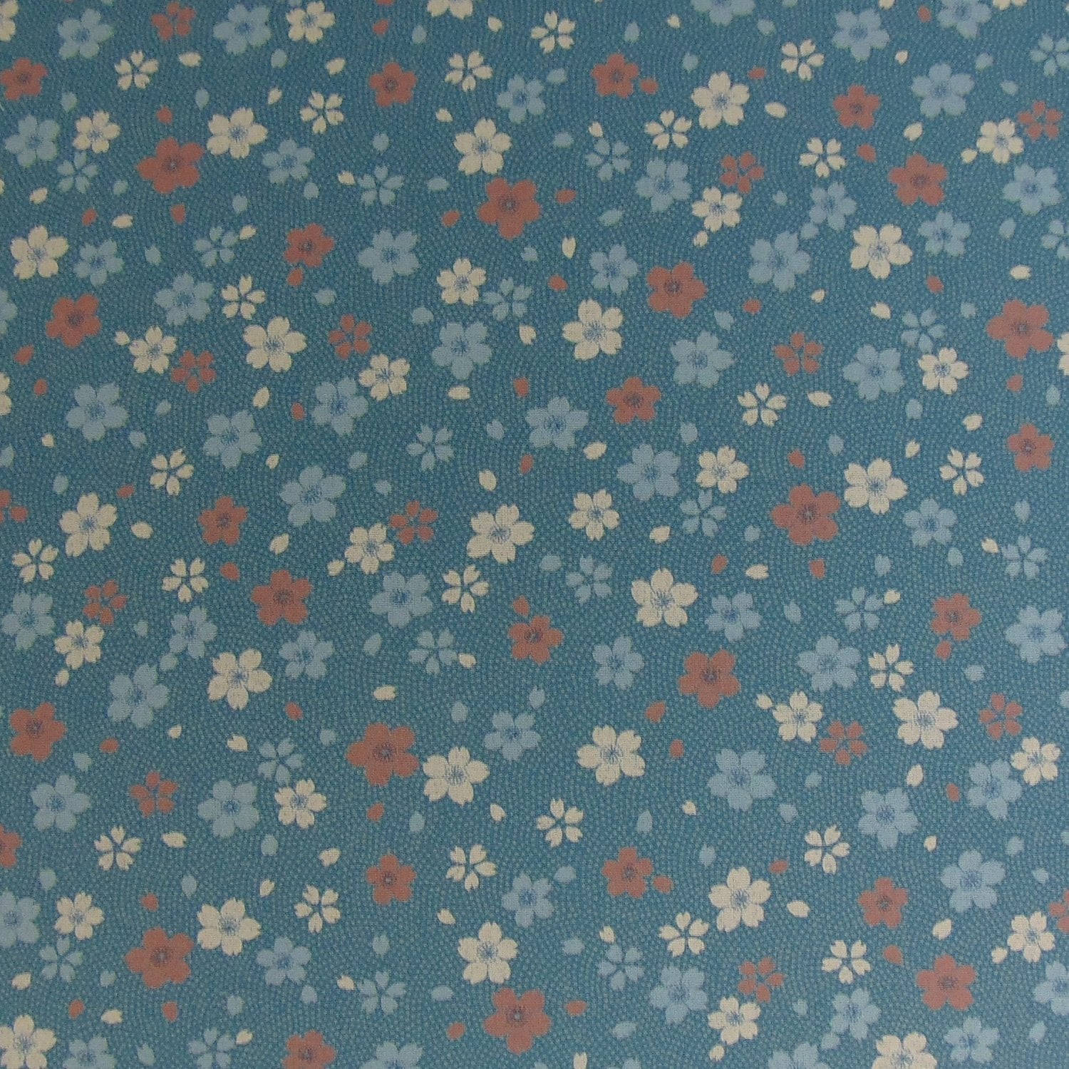 J-Life Cherry Blossom Blue Zabuton Floor Pillow_Pillows & Shams_Zabuton Floor Pillows