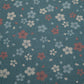 J-Life Cherry Blossom Blue Buckwheat Hull Pillow