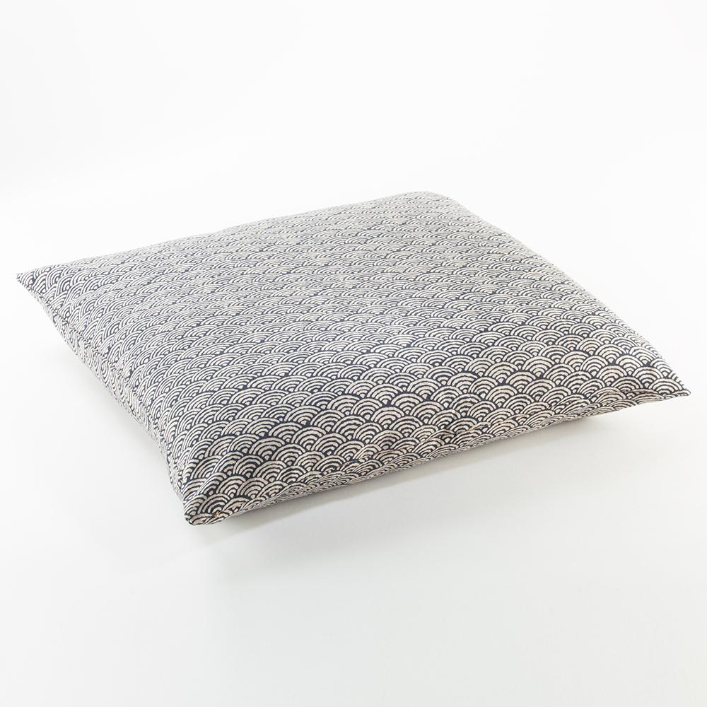 J-Life Seikai Ha Navy #2 Zabuton Floor Pillow
