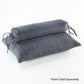 J-Life Shima Navy Buckwheat Hull Pillow
