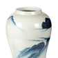 Porcelain Temple Jar with Lid - Landscape