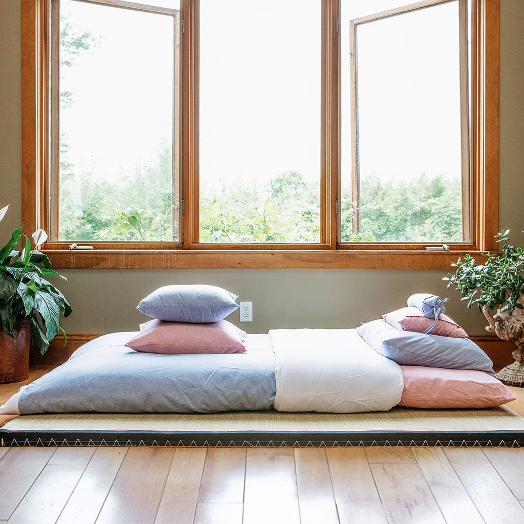Bedding Bundle: Shiso Pink and Mizuiro Blue