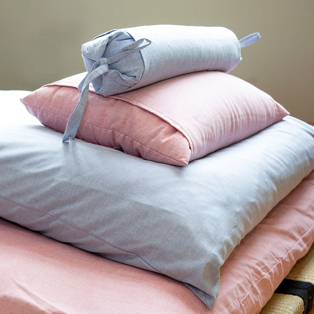 Bedding Bundle: Shiso Pink and Mizuiro Blue