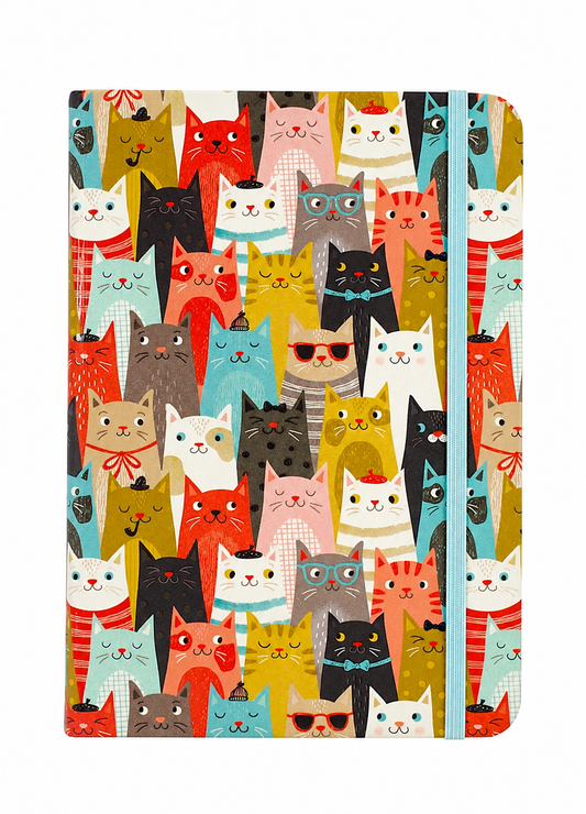 Whimsical Cat Journal