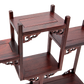 Ornate Rosewood Shelves - Symmetrical