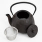 Chrysanthemum Flower Cast Iron Teapot