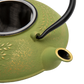 Green Cast Iron Teapot