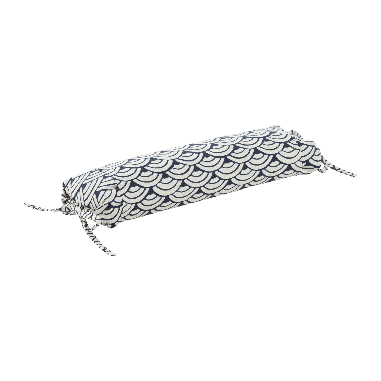 J-Life Jumbo Seika Ha Navy Buckwheat Hull Pillow_Pillows & Shams_Buckwheat Hull Pillow