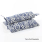 J-Life Saku Navy Buckwheat Hull Pillow_Pillows & Shams