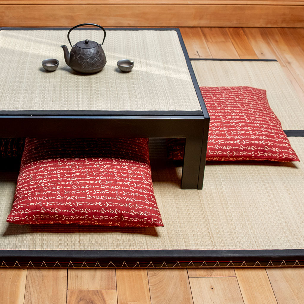 Chabudai Zabuton Tatami Table: Japanese Table Set