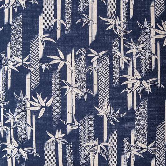 Imported Japanese Fabric - Takenomori Navy