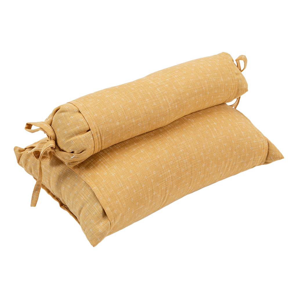 J-Life Kin Gold Buckwheat Hull Pillow - COVER ONLY