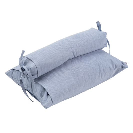 J-Life Mizuiro Blue Buckwheat Hull Pillow