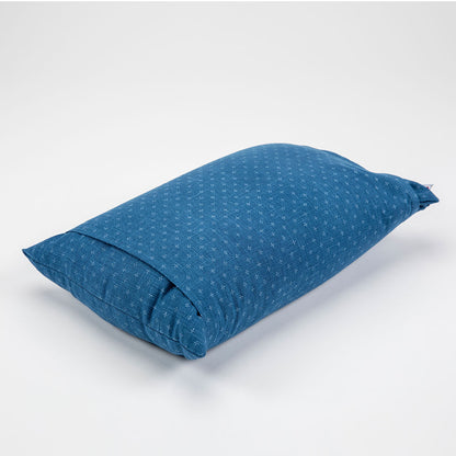 J-Life Yoru Blue Buckwheat Hull Pillow - COVER ONLY