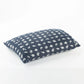 J-Life Marin Navy Buckwheat Hull Pillow - COVER ONLY