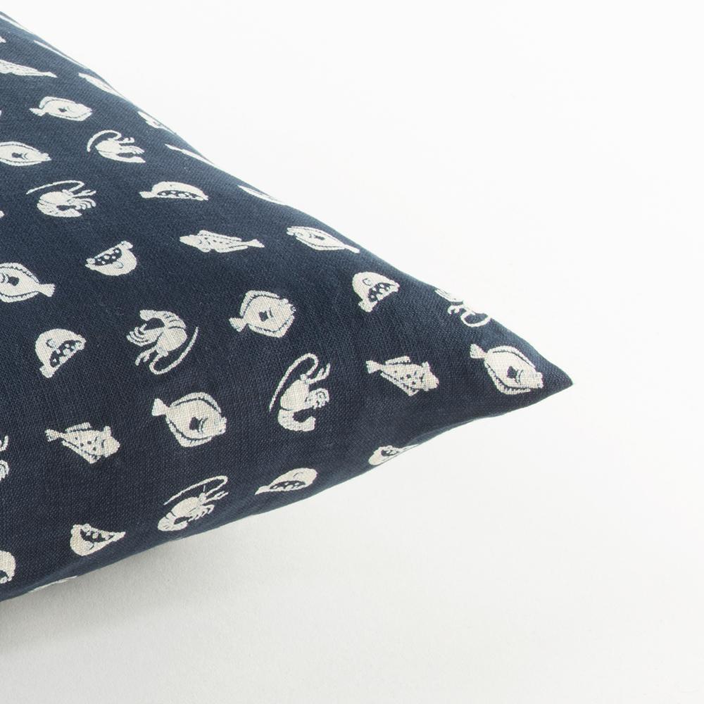 J-Life Marin Navy Zabuton Floor Pillow - COVER ONLY