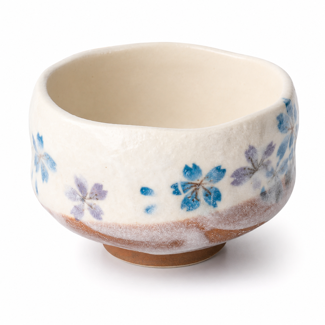 Blue Sakura Cherry Blossom Mini Matcha Bowl