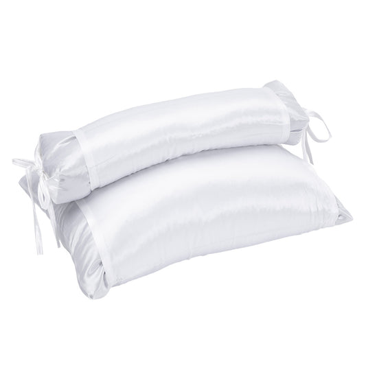 J-Life Shiruku Silk Snow Buckwheat Hull Pillow - COVER ONLY