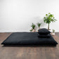 Complete Shikifuton Tatami Mat Bundle - Black Ultra Sateen