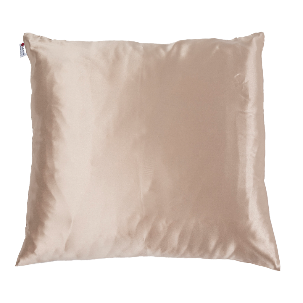 J-Life Shiruku Silk Champagne Zabuton Floor Pillow - COVER ONLY