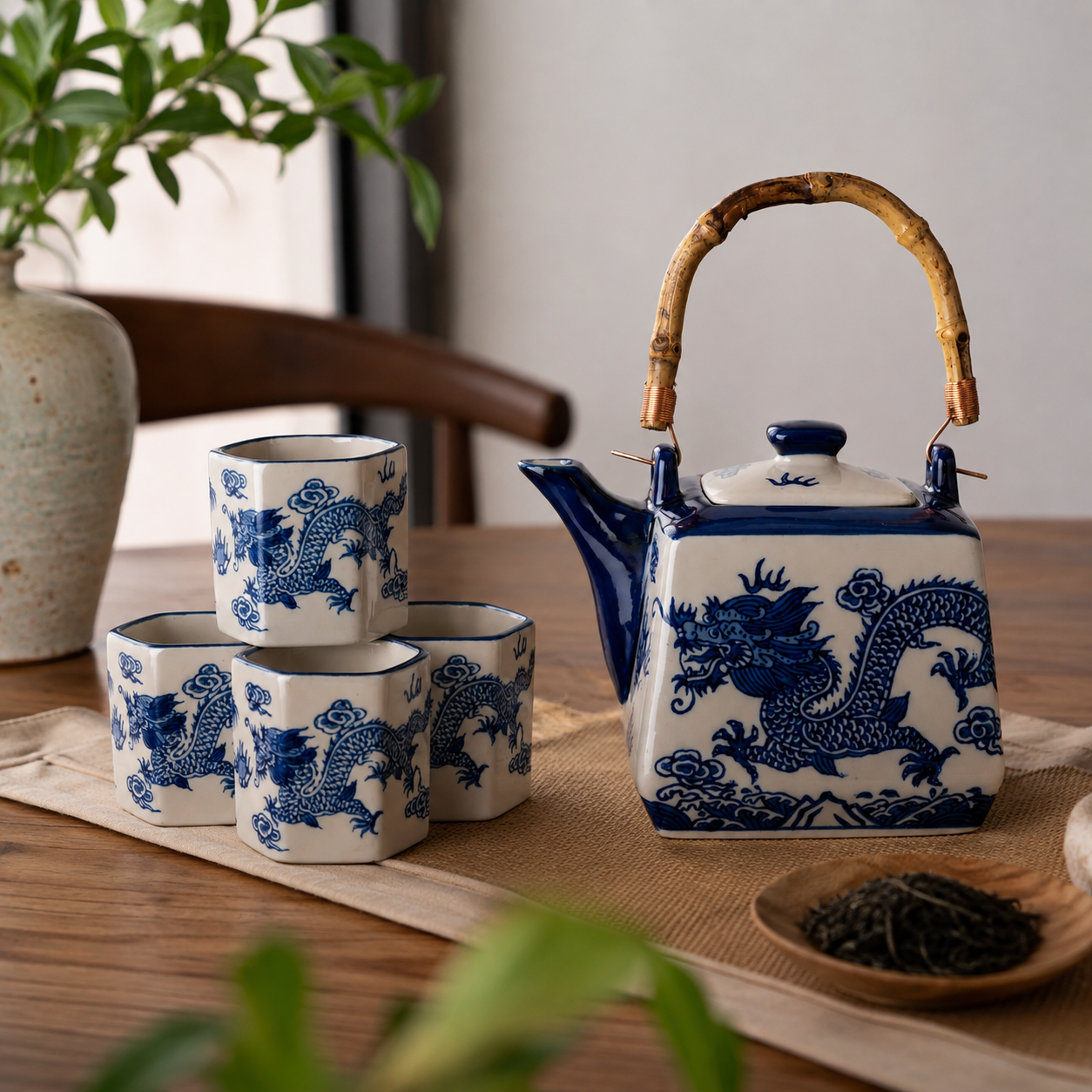 Ryū 龍 Dragon Tea Set