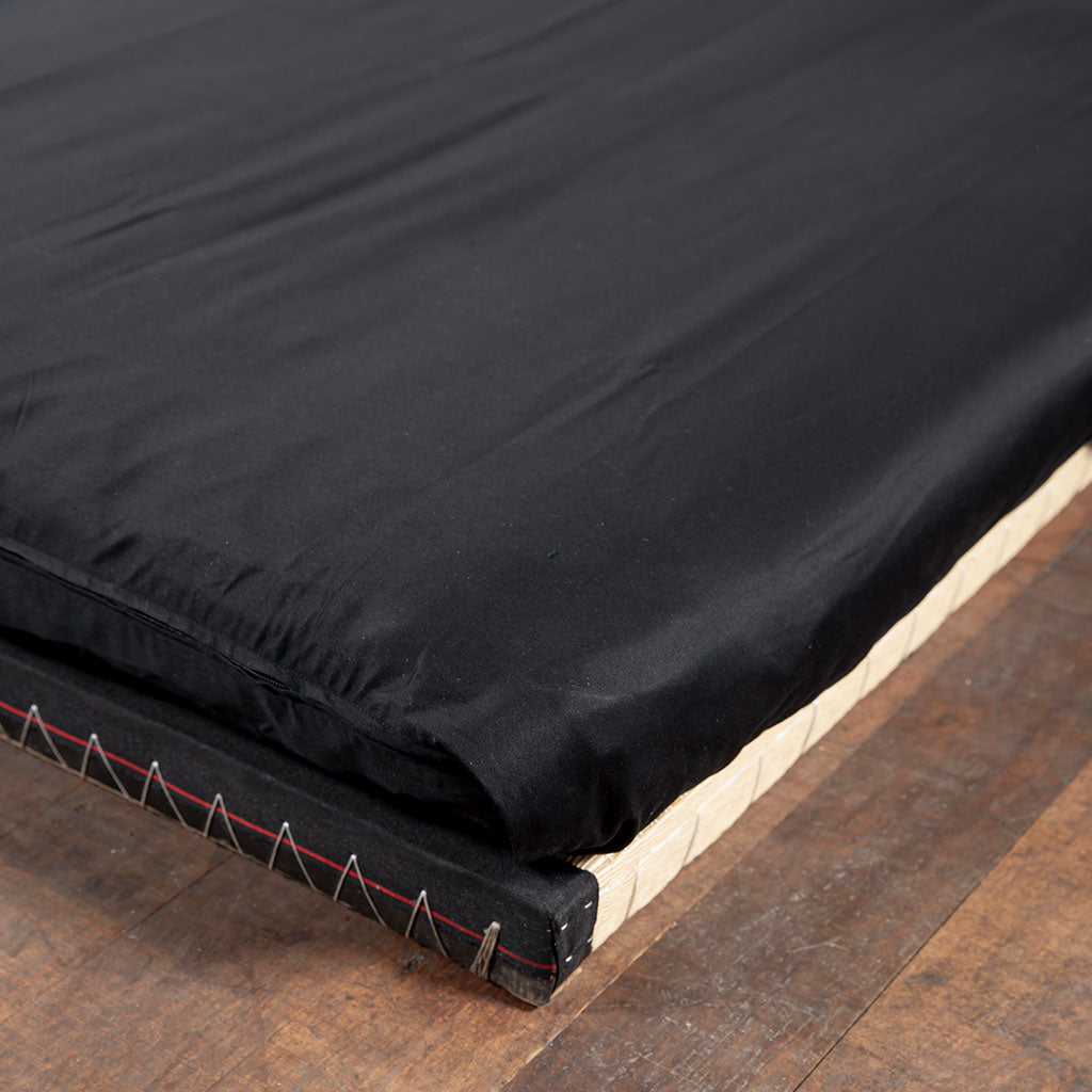 Complete Shikifuton Tatami Mat Bundle - Black Ultra Sateen