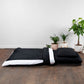 Complete Shikifuton Tatami Mat Bundle - Black Ultra Sateen