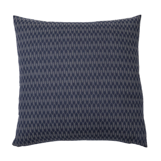 Ya Gasuri Navy Throw Pillow