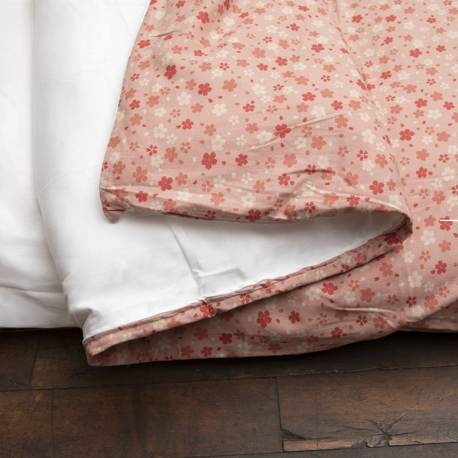 J-Life Cherry Blossom Pink Custom Kakefuton with Removable Cover_Kakefutons_Kakefuton with custom cover_Japan Tradition_Sleep System_Handmade__1