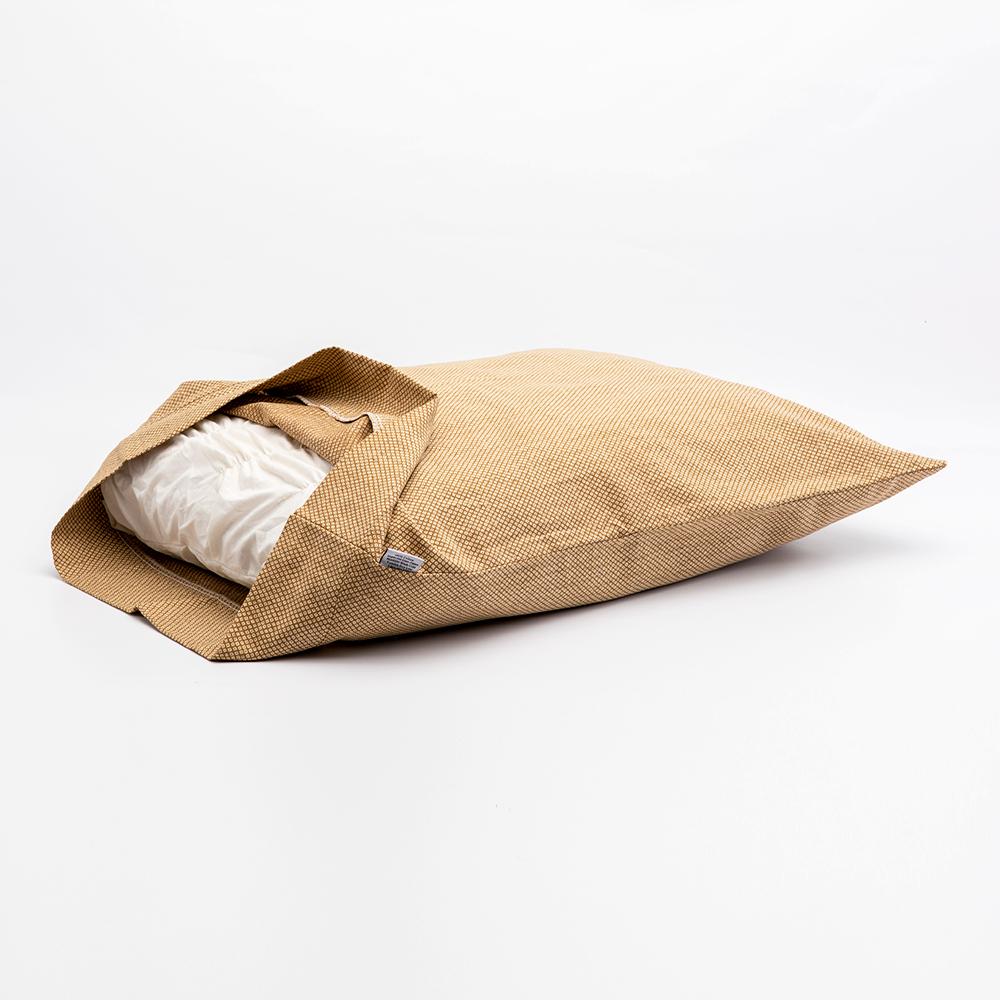 J-Life Dotto Tan Pillowcase_Pillows & Shams_Pillowcase