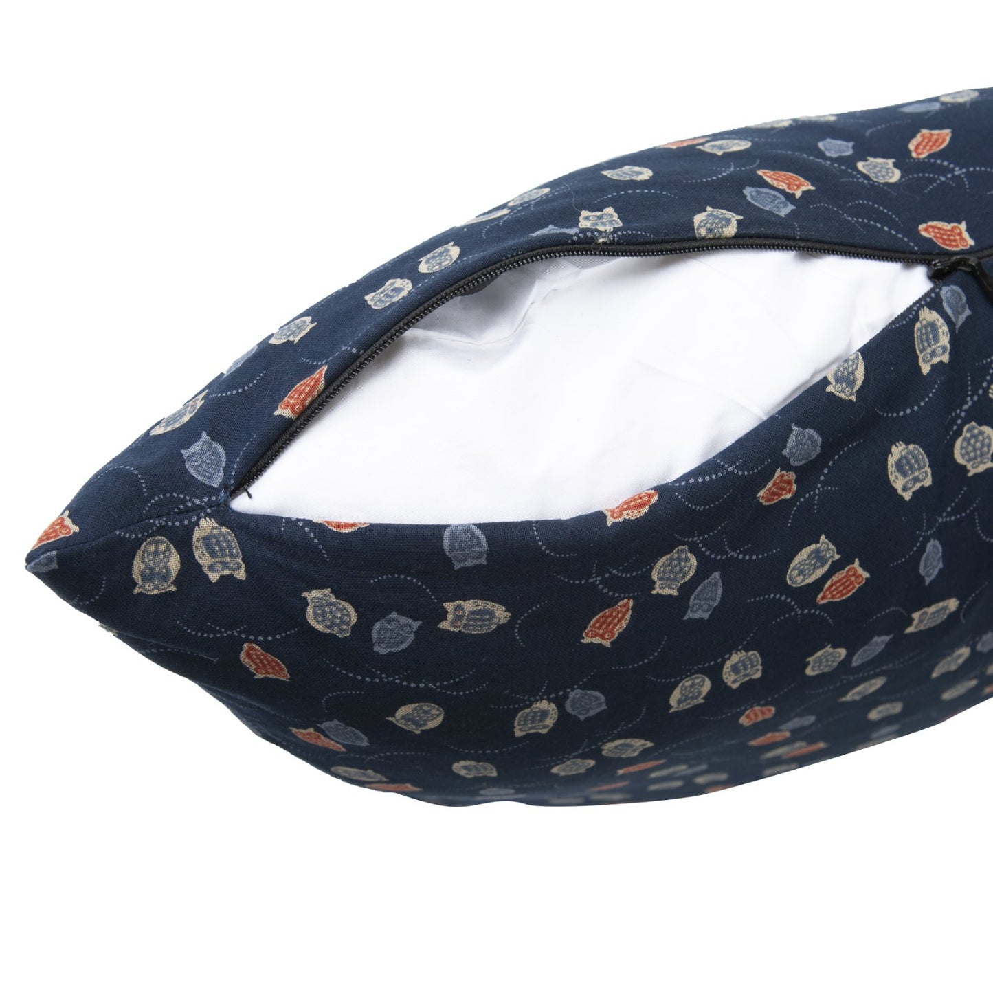 Fukurou Navy Throw Pillow_Pillows & Shams_Throw Pillows