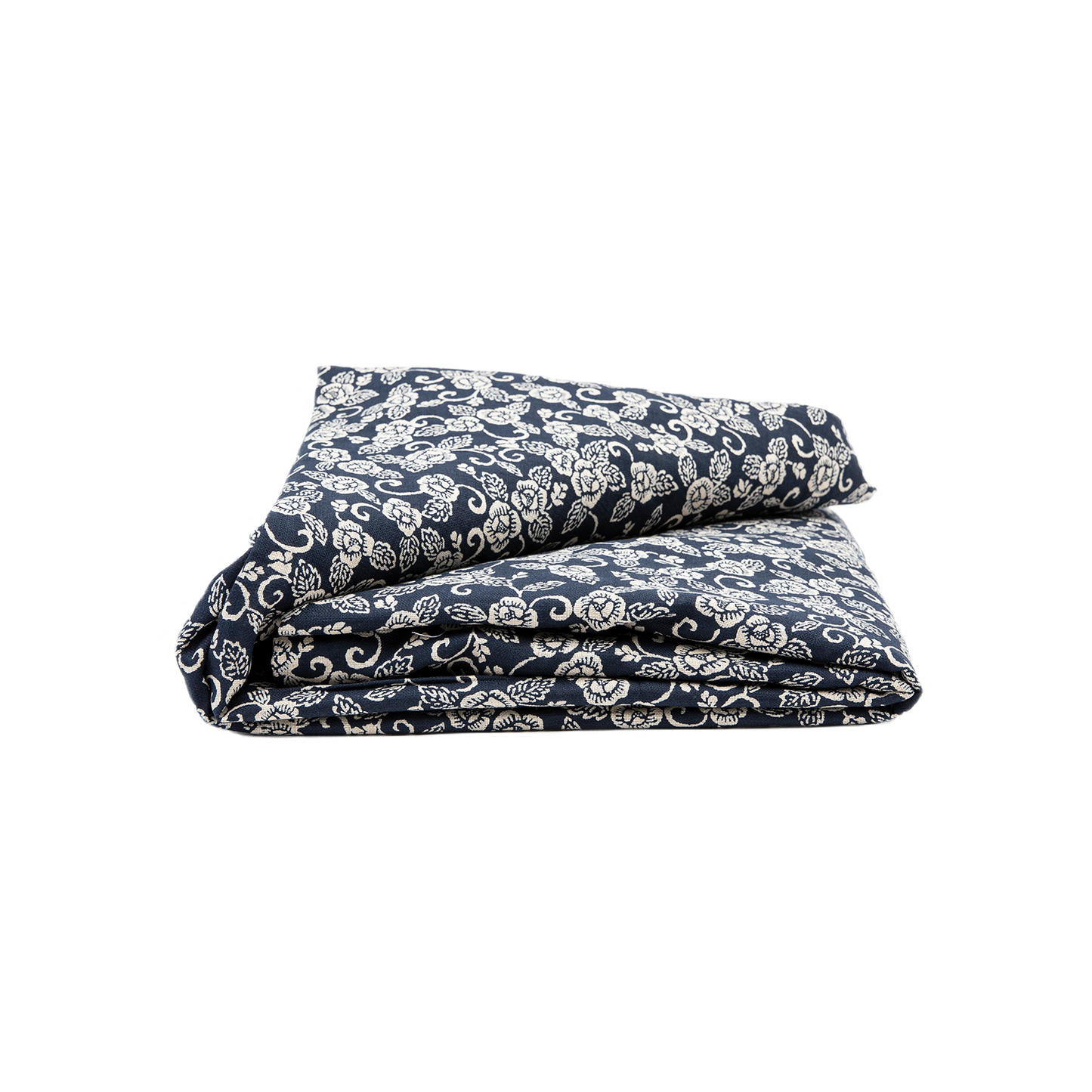 J-Life Kakefuton Hana Navy Custom COVER ONLY_Kakefutons_Kakefuton Custom Cover Only_Japan Tradition