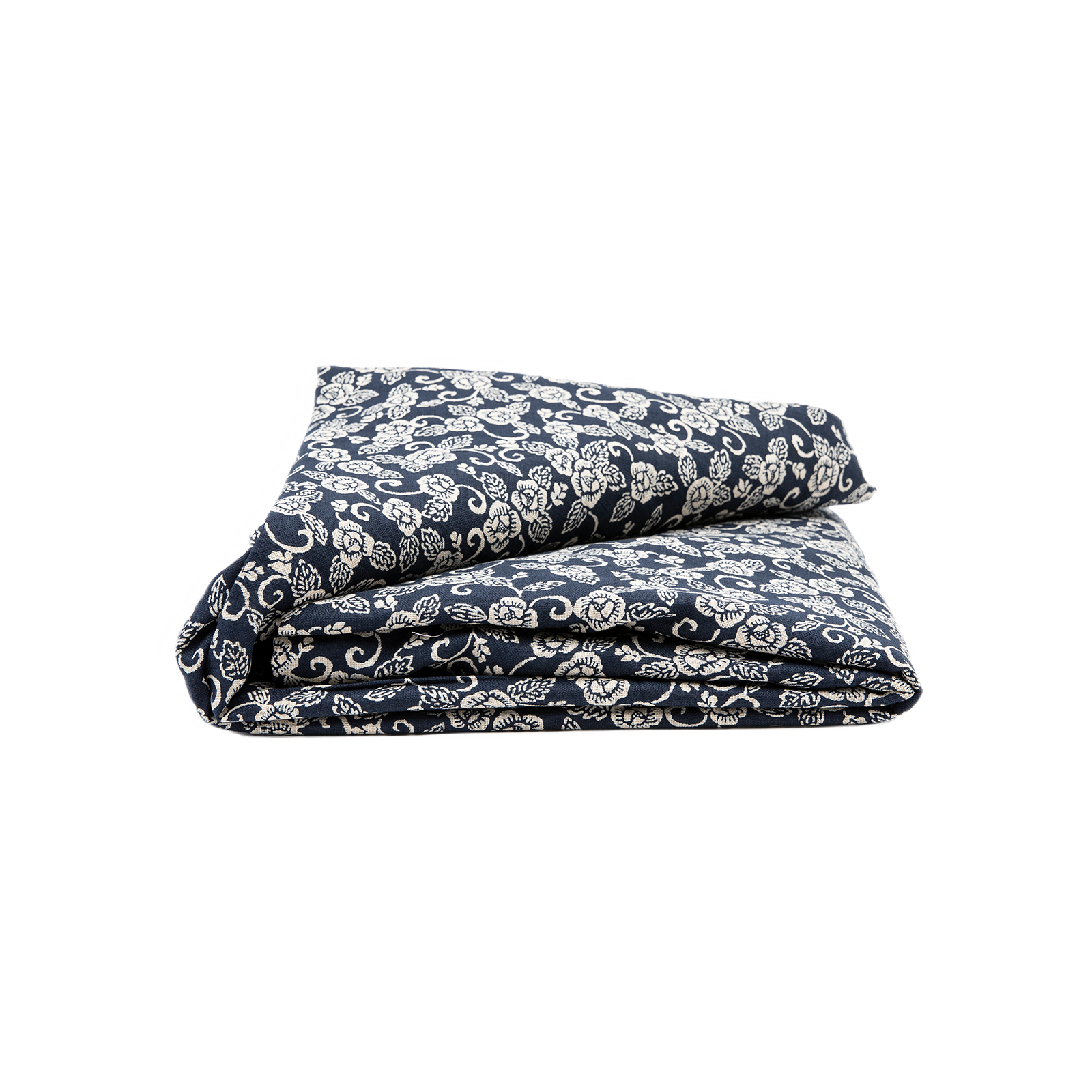 J-Life Kakefuton Hana Navy Custom COVER ONLY_Kakefutons_Kakefuton Custom Cover Only_Japan Tradition