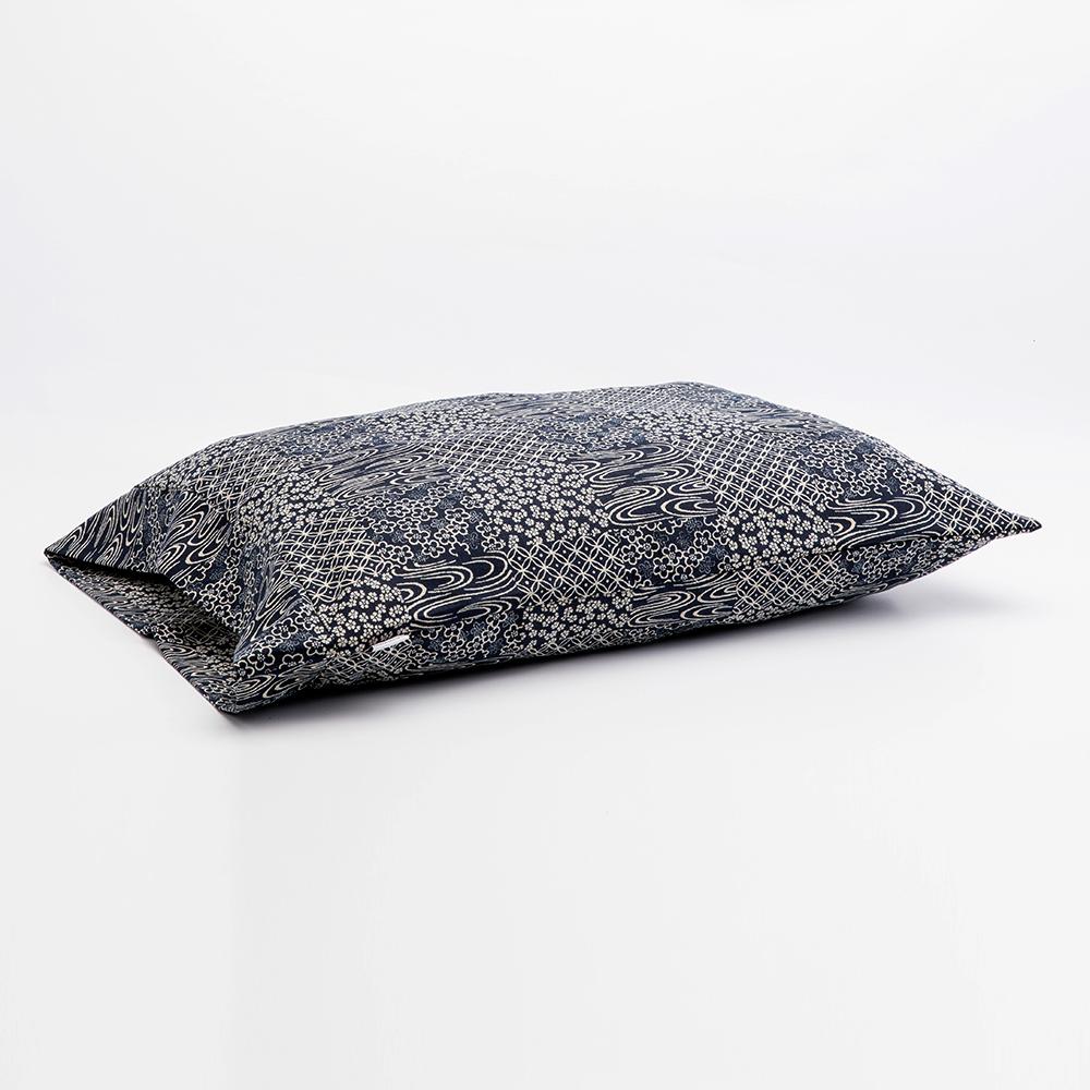 J-Life Patchi Navy Pillowcase