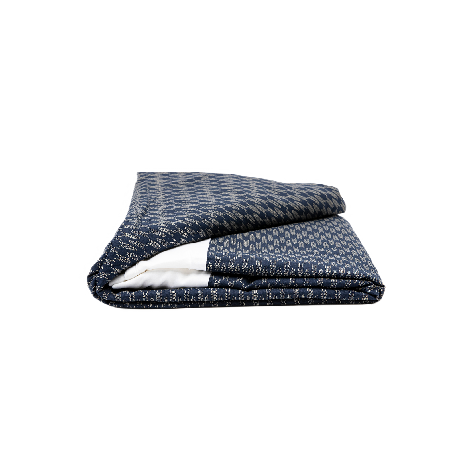 J-Life Ya Gasuri Navy Custom Kakefuton with Removable Cover_Kakefutons_Kakefuton with custom cover_Japan Tradition_Sleep System