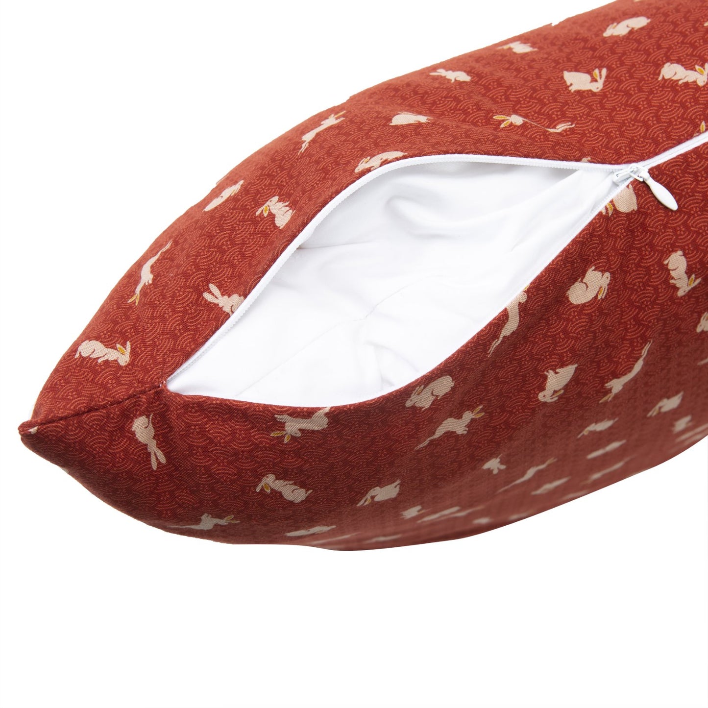 Usagi Red Throw Pillow_Pillows & Shams