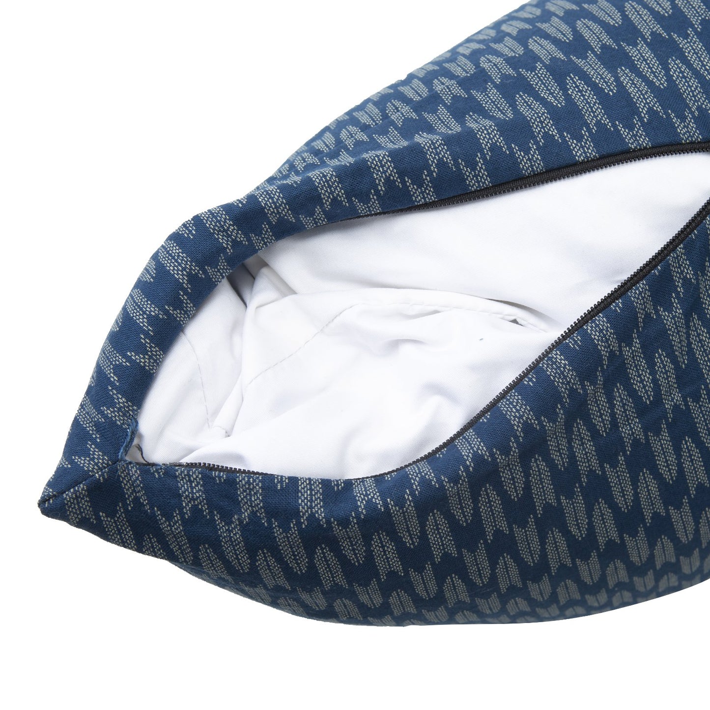 Ya Gasuri Light Blue Throw Pillow_Pillows & Shams_Throw Pillows