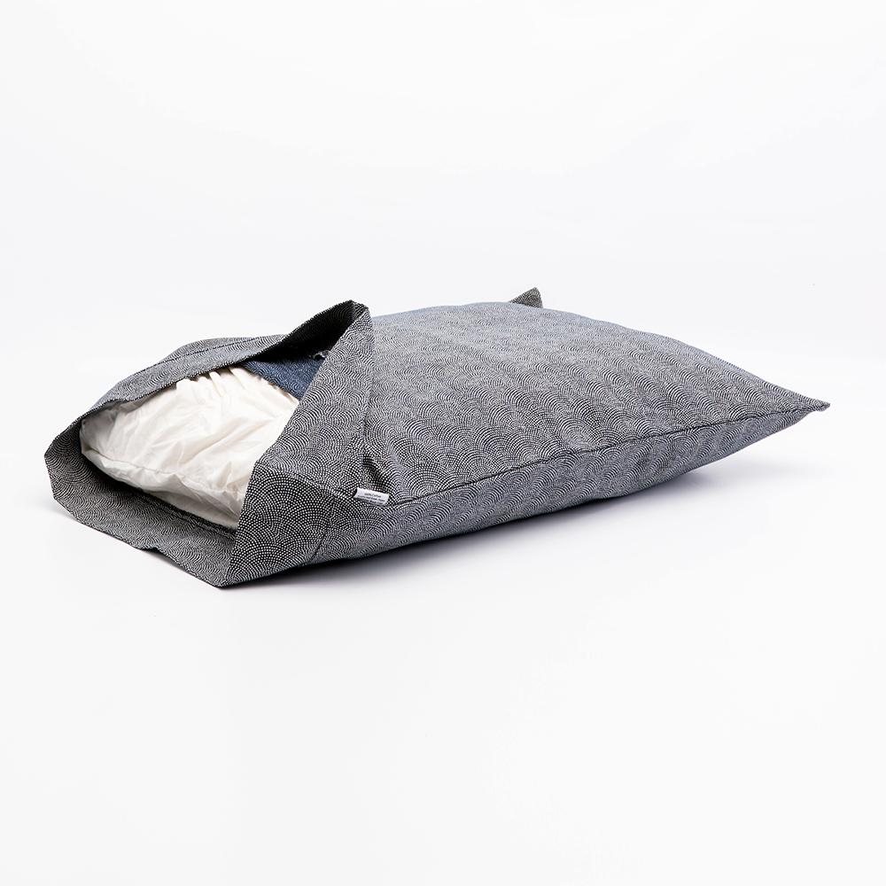 J-Life Toransu Navy Pillowcase_Pillows & Shams_Pillowcase