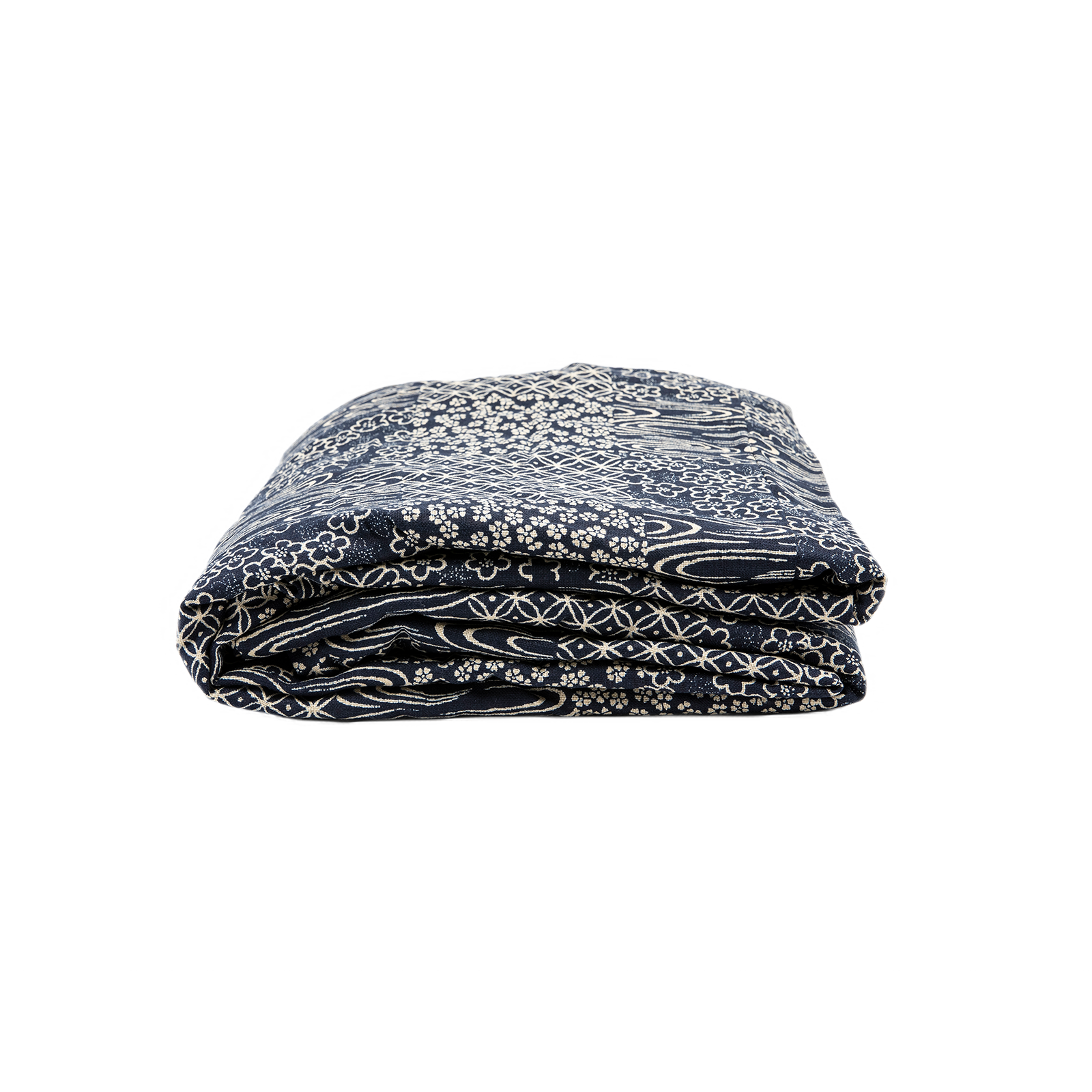 J-Life Kakefuton Patchi Navy Custom COVER ONLY_Kakefutons_Kakefuton Custom Cover Only_Japan Tradition