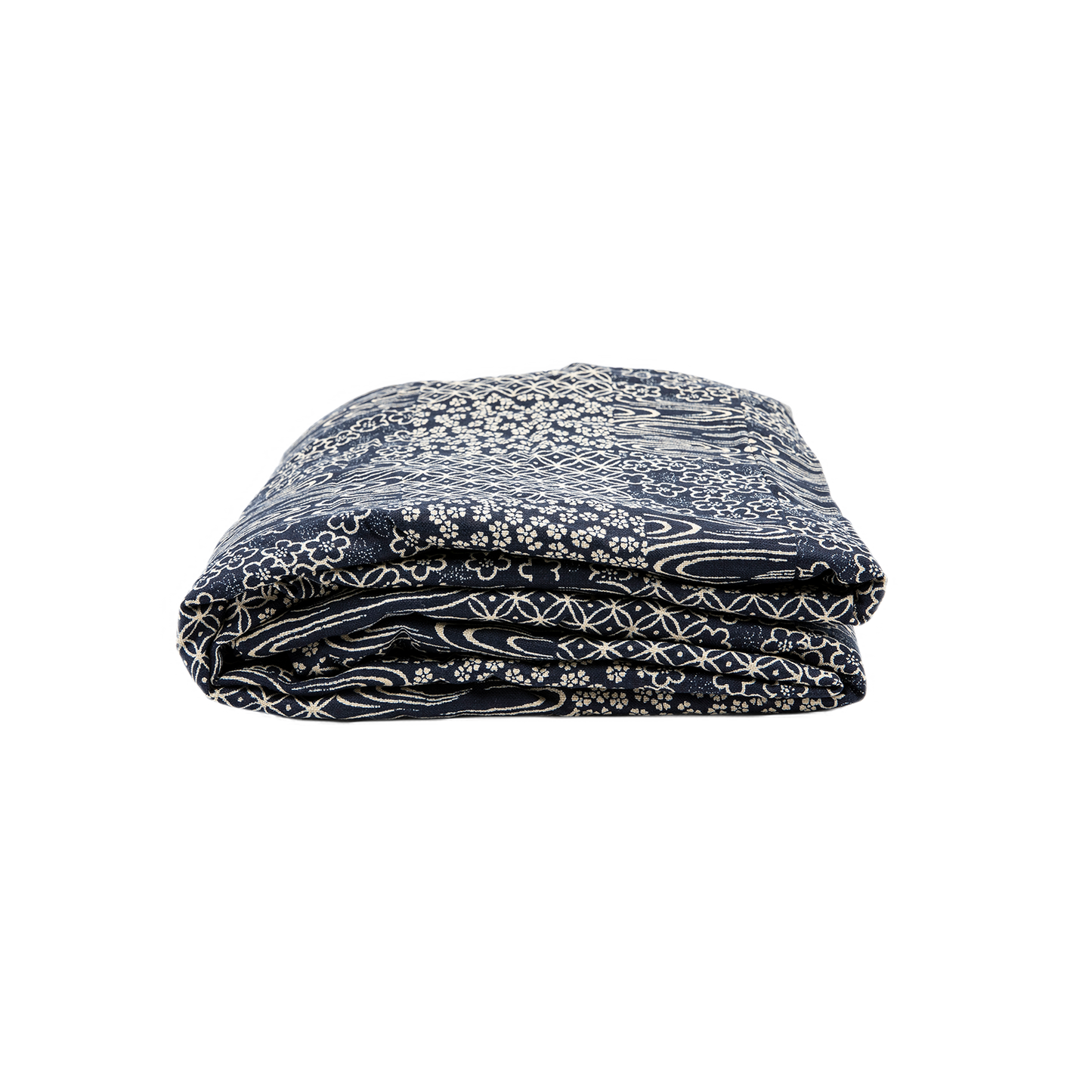 J-Life Patchi Navy Custom Kakefuton with Removable Cover_Kakefutons_Kakefuton with custom cover_Japan Tradition_Sleep System