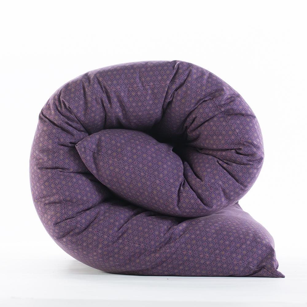 Shiki Futon Asa No Ha Purple Removable COVER ONLY