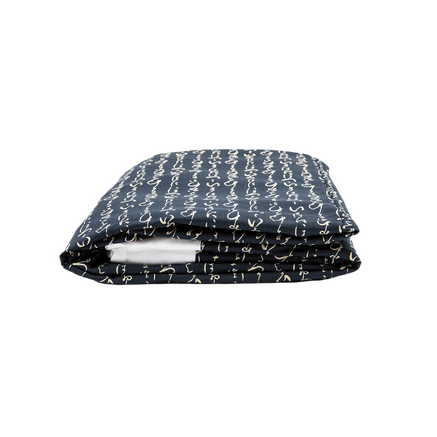 J-Life Kanji Navy Custom Kakefuton with Removable Cover_Kakefutons_Kakefuton with custom cover