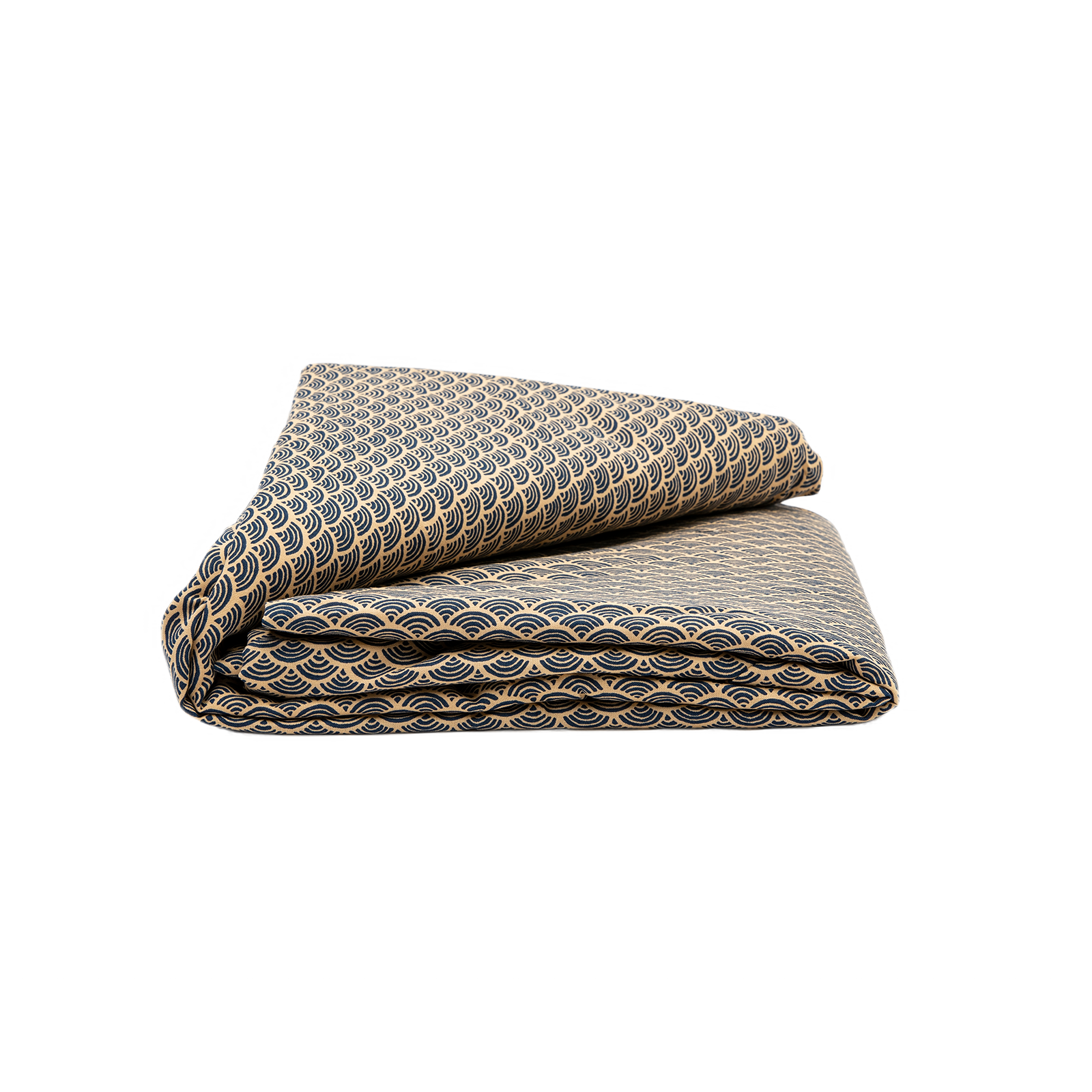 J-Life Kakefuton Nami Navy Custom COVER ONLY_Kakefutons_Kakefuton Custom Cover Only_Japan Tradition
