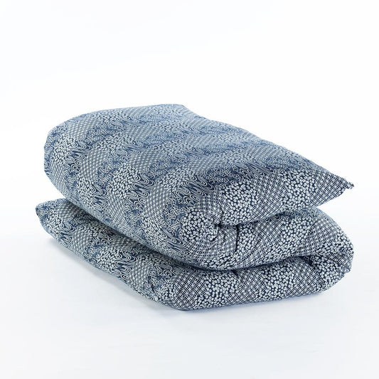 J-Life Shikifuton with Patchi Navy Removable Cover