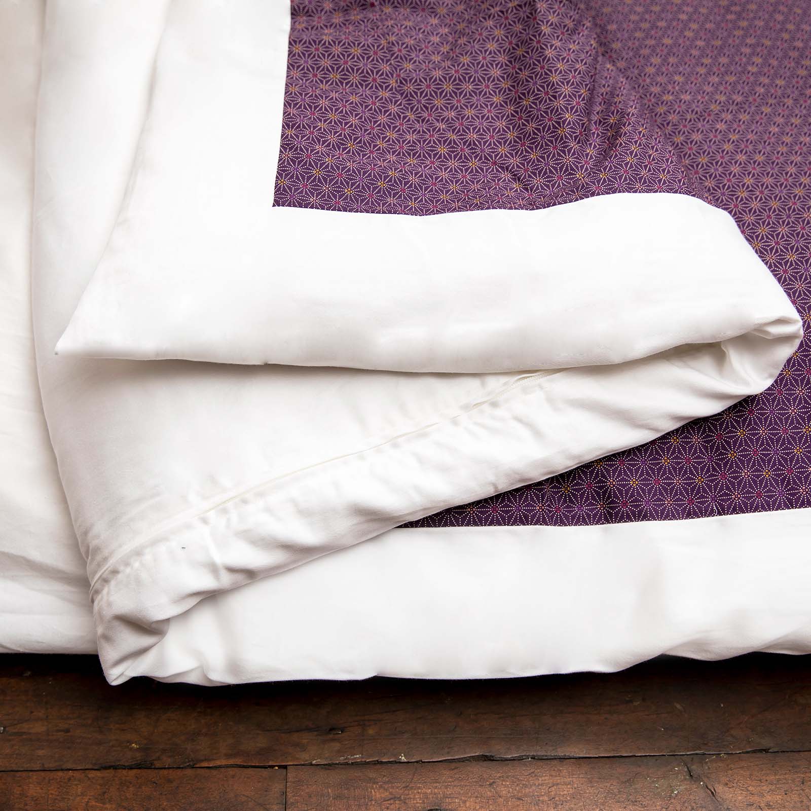 J-Life Asa No Ha Purple #3 Custom Kakefuton with Removable Cover
